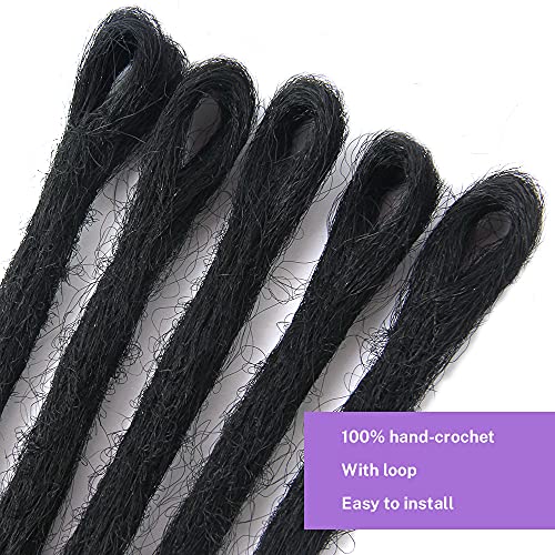 Dsoar 12 Polegadas Dreadlocks Feitos À Mão Extensões de Cabelo Dreadlocks Masculinos Peruca de Estil