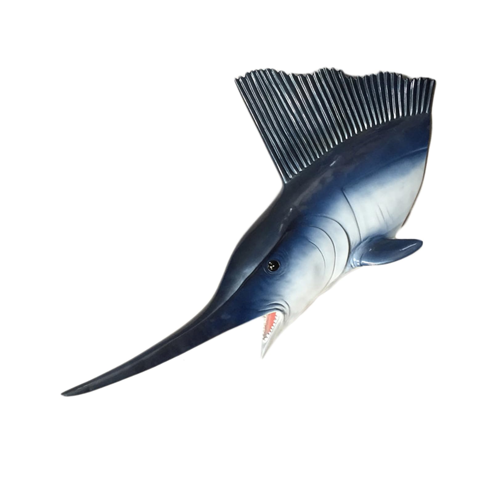 YXCQHZM Decorazione da parete a forma di pesce vela, 3D, decorazione moderna per la casa