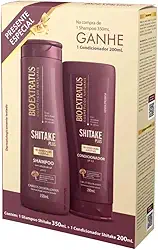 Kit Promocional Bio Extratus Shitake Plus Shampoo 350ml e Ganhe Condicionador 200ml