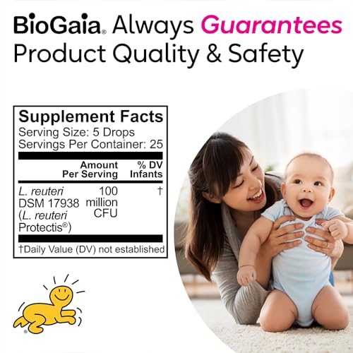 Biogaia B073R1VT32 Baby Probiotic Drops - Baby Essentials For Colic & Gas Relief thumb #5