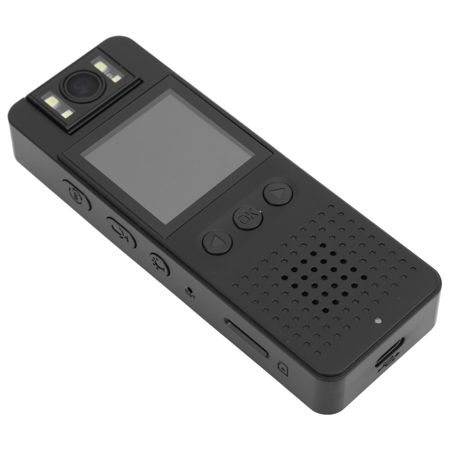 Vikye Mini Telecamera per il Corpo, Monitor Remoto WiFi HD 1080P, Videocamera Indossabile con Visione Notturna per Registrazioni Quotidiane, Ciclismo, attività All'aperto