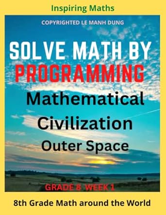 Amazon.co.jp: Solve Math by Programming: 8th grade math solver : DUNG ...