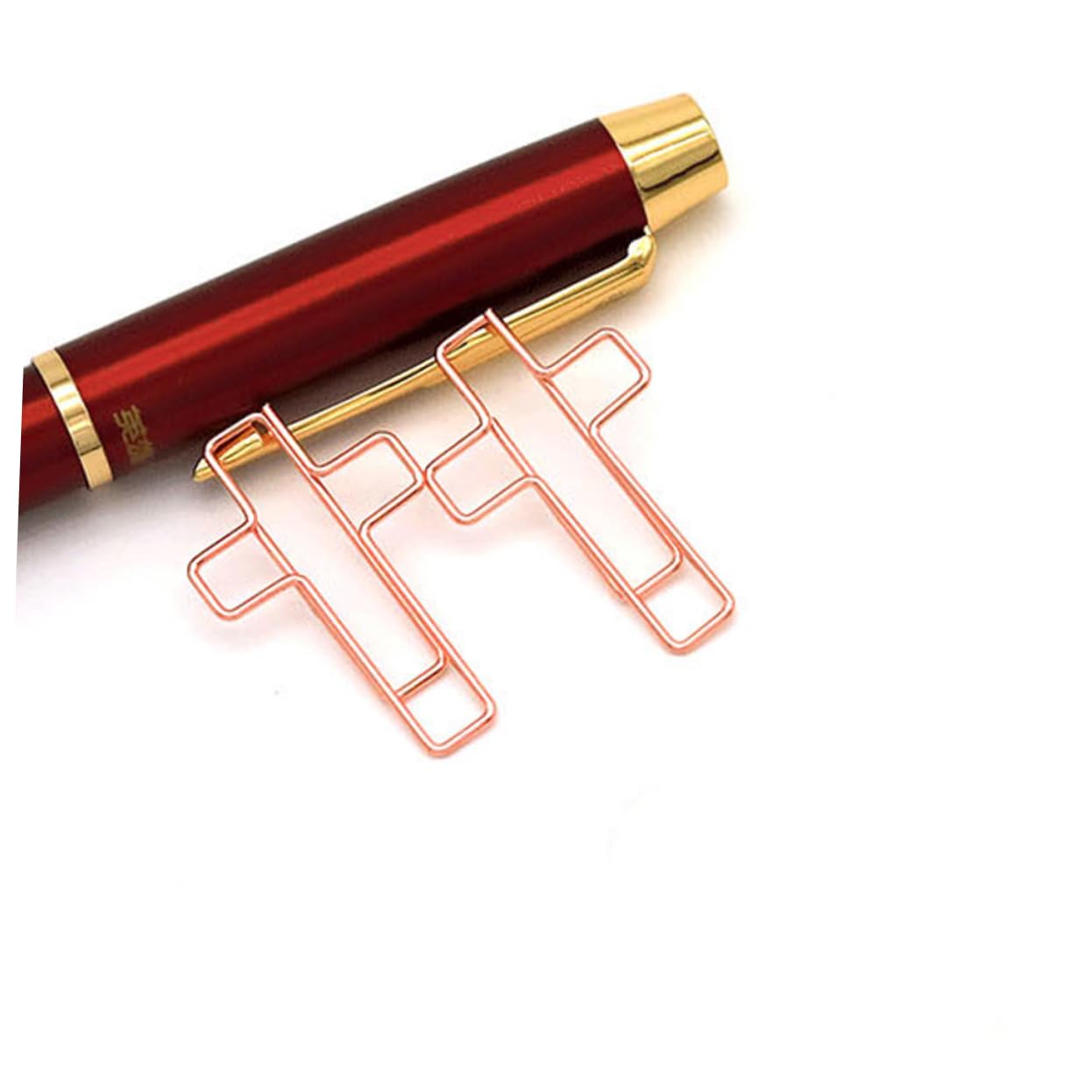 Uonlytech 10pezzi Graffette Metalliche Forma Di Croce Fermagli Per Documenti e Lettere Piccole Graffette Per Ufficio Grandi Per Raccoglitori e Quaderni