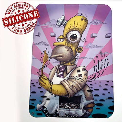 3RDi Silicone Dab Mat/ 8"x 11" / Homer/Non Stick Surface/Smoking accessories/Dab Pad