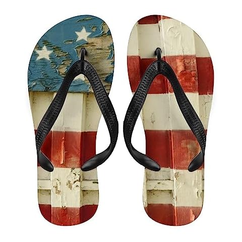 Tongs unisexes Flag Usa Cover
