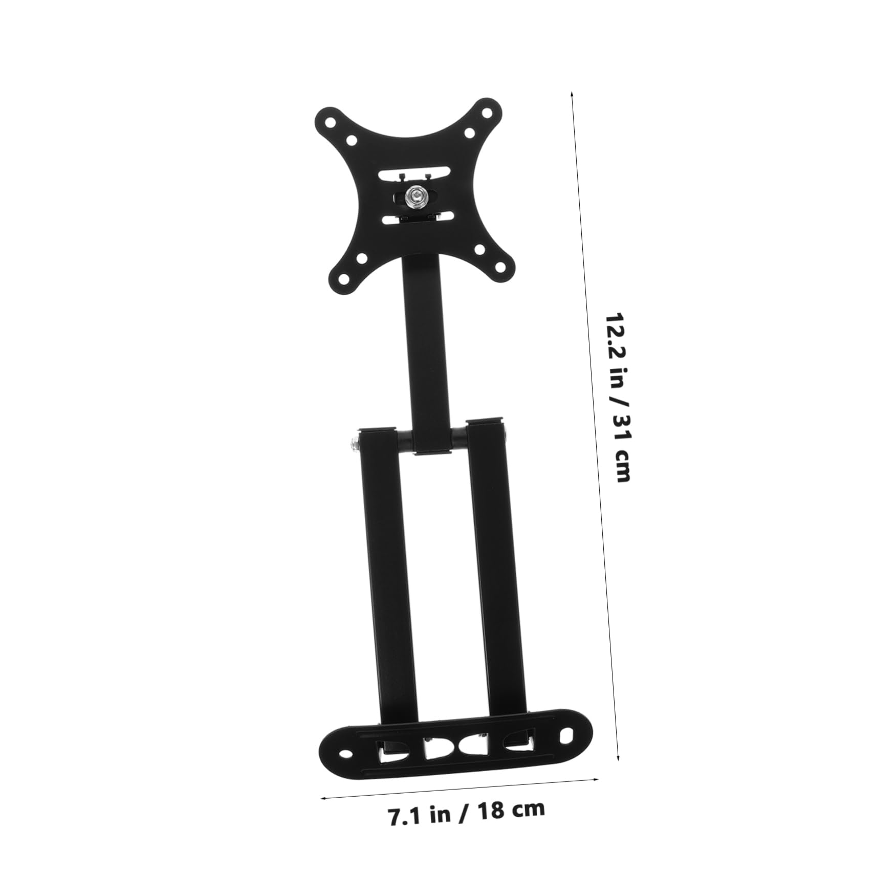 Angoily Supporto Da Parete Per Tv Snodabile Supporto Per Monitor Lcd Con Braccio Estensibile Inclinabile e Girevole Compatibile Con Tv Da Design Salvaspazio