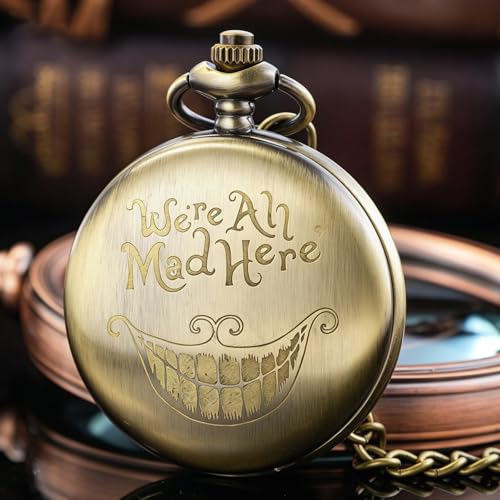 Image of Smooth Pocket Watch Alloy Steel Quartz Roman /Arabic Numerals with 37cm Chain for Father's Day Xmas Best Gifts