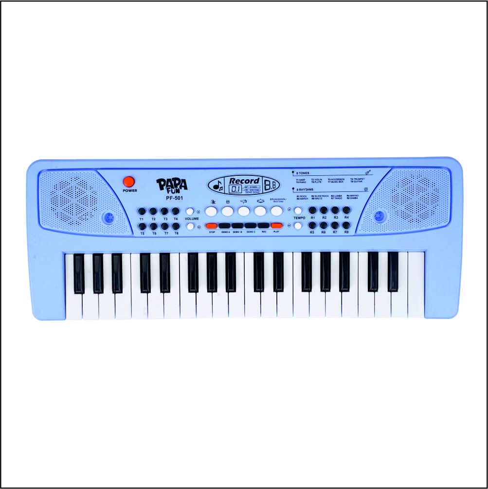 PAPAMI Kids Piano Keyboard, Piano for Kids with Microphone Portable Electronic Keyboards for Beginners 37 Keys Musical Toy for 3/4/5/6/7 Year Old Girls Boys - Vibrant Blue (B0B2M3MBCK) Amazon Price History, Amazon Price Tracker