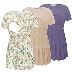 Purple & Khaki & Green-white Flower