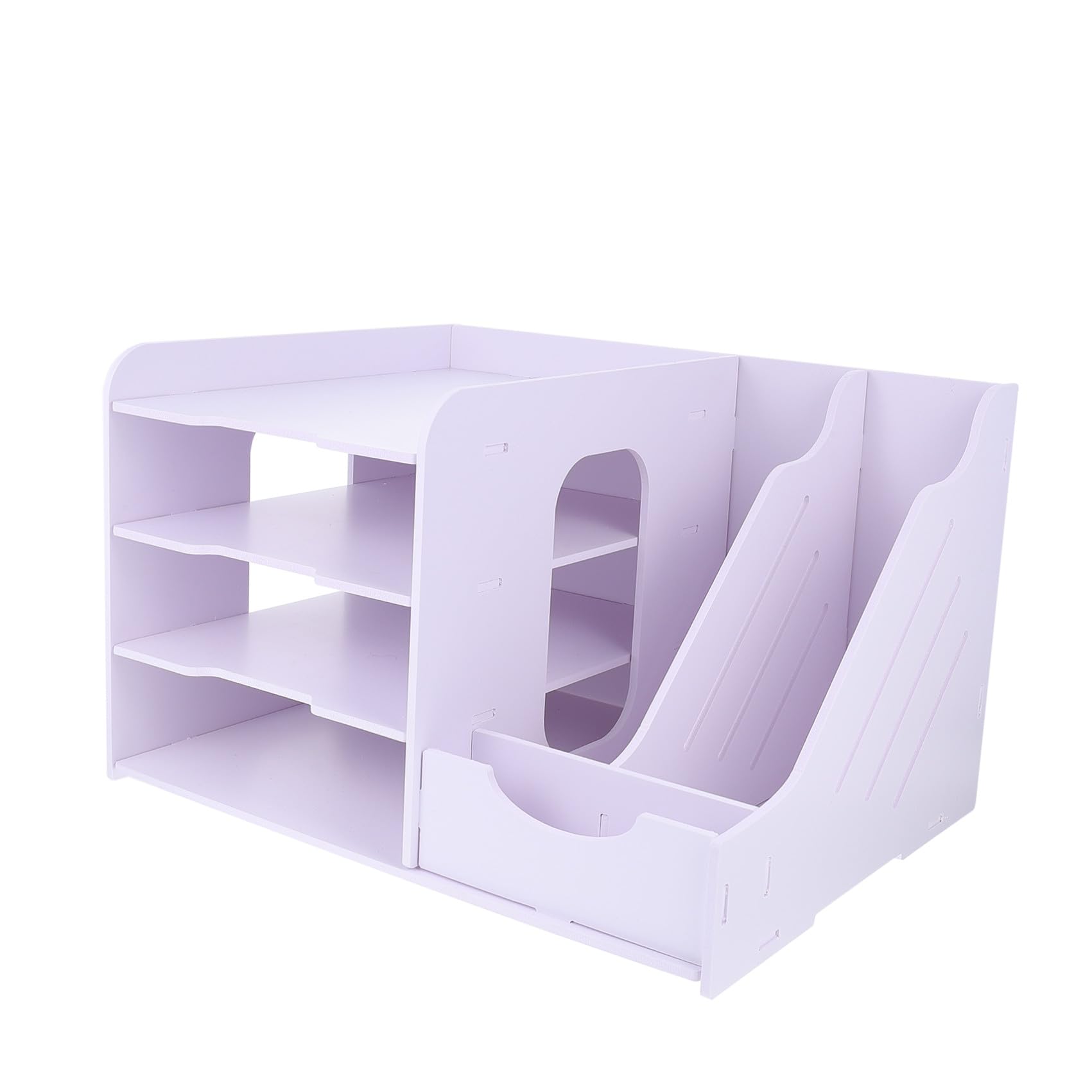 Scaffale multistrato in PVC – Pratico scaffale per libri da ufficio con design divisorio per archiviazione efficiente dei documenti e gestione dello spazio di studio