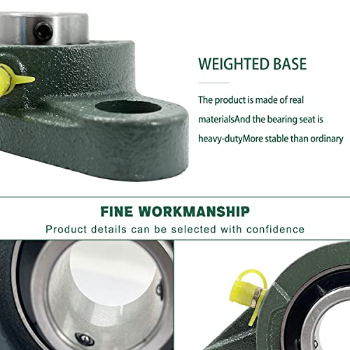 2 Pcs Of Deepdream Ucfl204-12 Pillow Block Bearings, 3/4 Inch Bore, 2 Bolt Flange Bearings, Self Alignment #TOP2