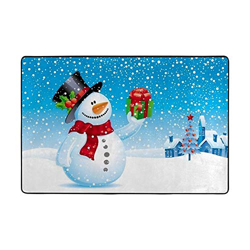 Tapis de Noël grand format pour protéger le sol et décorer le salon - 6