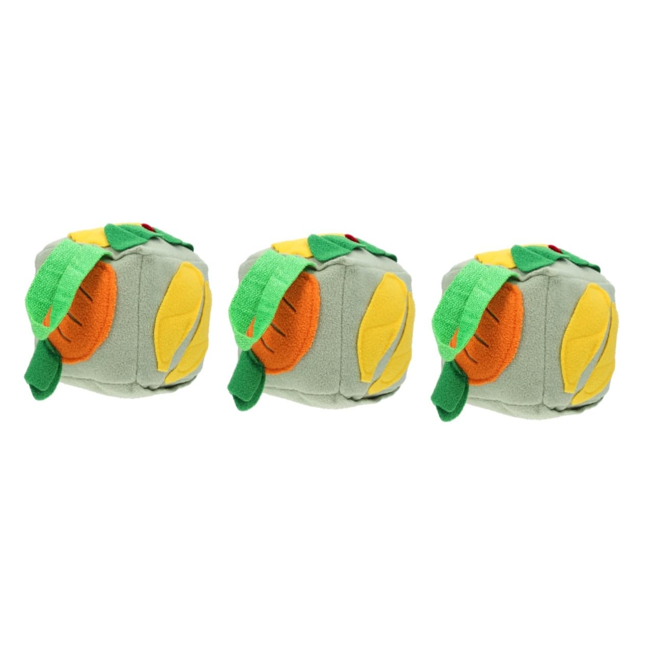 BESPORTBLE 3piezas Pelota De Forrajeo para Juguete Olfativo Interactivo Dispensador De Comida Diseño Que Ralentiza La Alimentación para y Cachorros