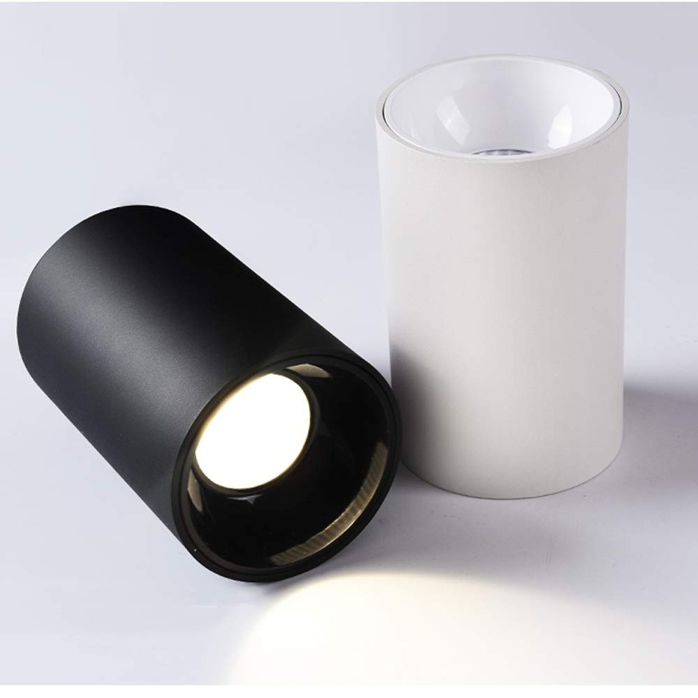 Moderne runde Schaufensterbeleuchtung, Downlight, Gang, Bekleidungsgeschäft, Büro, Dekor, Flächenleuchte, Aufbauleuchte, Flur, Eingang, Decke, COB-Scheinwerfer, nordischer Hintergrund, Wand-LED-Strahl