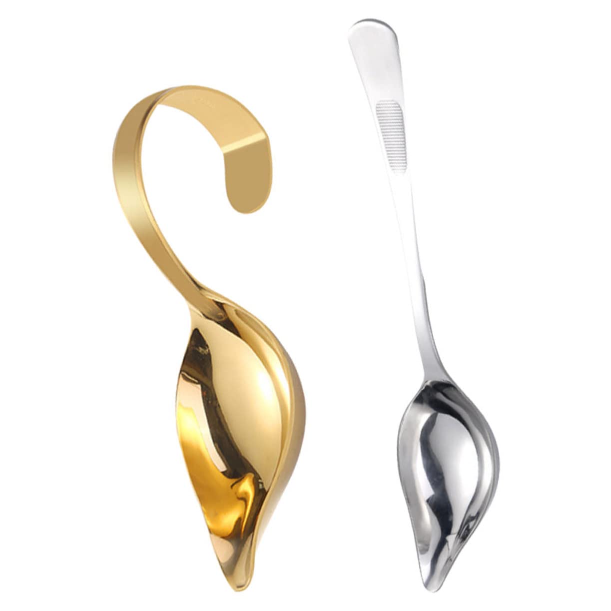 Cabilock 2Pcs Sauce Spoon Kitchen Gadgets for Serving Gravy and Dressings for Home Restaurant and Shop Use