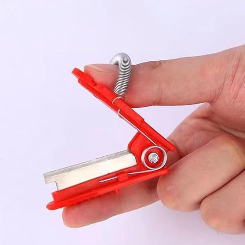 Miniatura 7 de Yardwe Cuchillo de pulgar de jardín, 2 piezas, cuchillo para plantas de cosecha, frutas y verduras, recolección de plantas en maceta para recortar