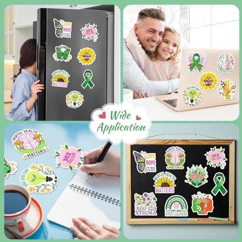 Imanes decorativos inspiradores para salud mental miniatura 3