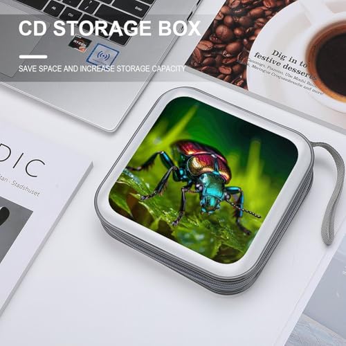 Étui à CD antichoc One Size avec coque rigide noire
