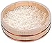 JapanBargain 4713, Wooden Hangiri Sushi Rice Mixing Bowl Tub Sushi Oke Copper Bands, 10.6 inch