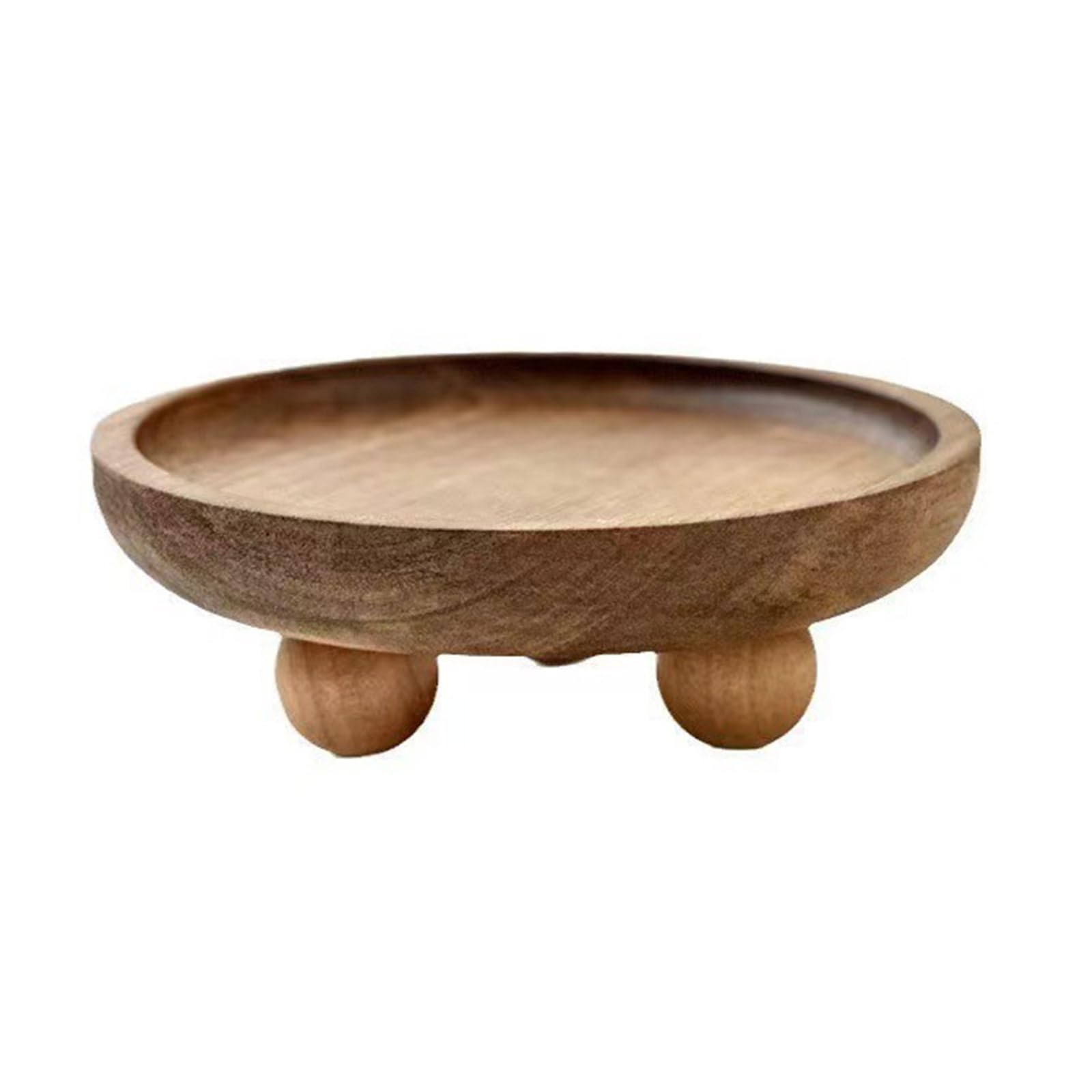 Farmhouses Oval Wooden Decorative Dish Multipurpose Tabletop Storage Tray For Jewelry Perfumes Bottles Home Decors Piece Dish