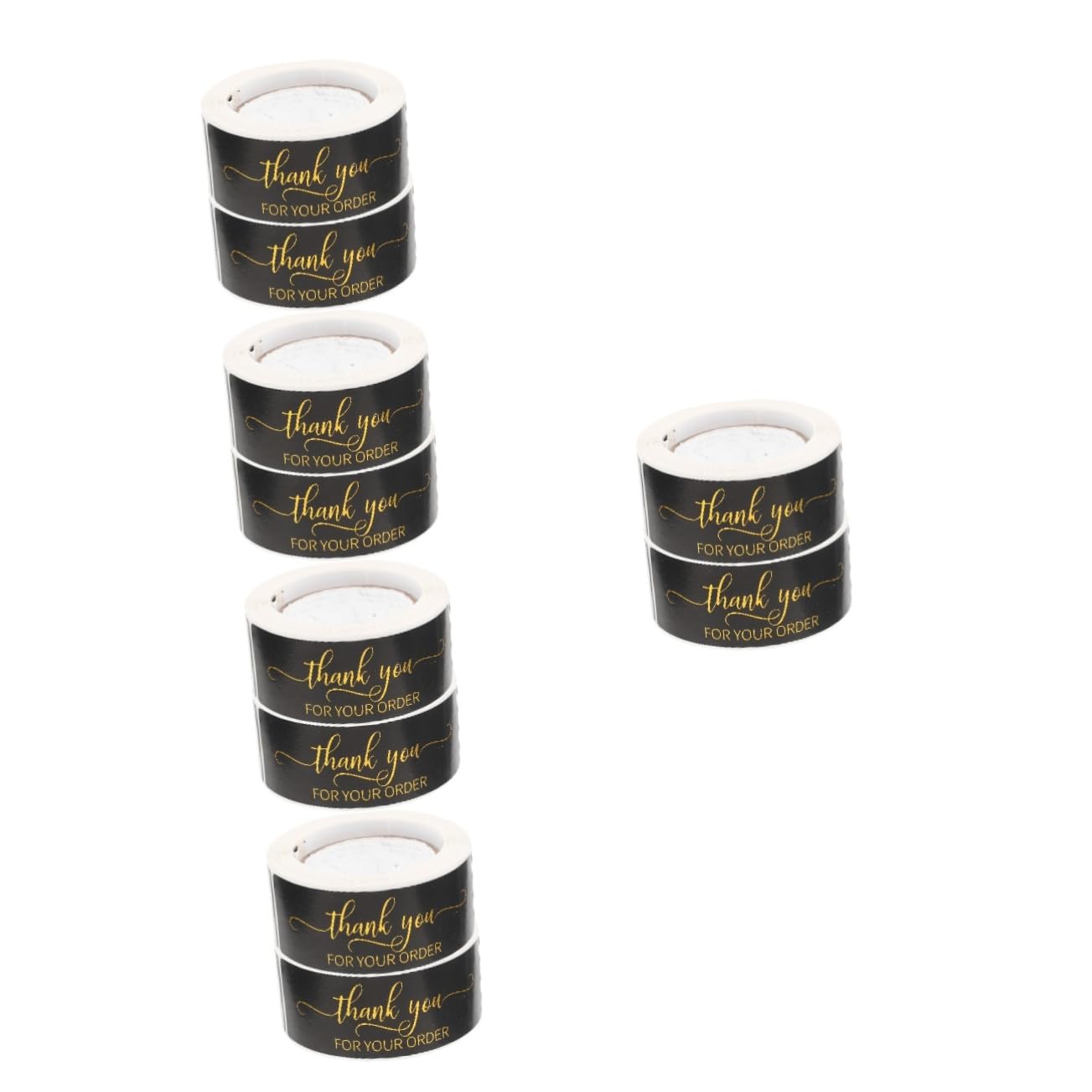 SHINEOFI 10rotoli Etichette Decorative Adesive Per Confezioni Stickers Per Buste e Decorazioni Per Per Compleanni e