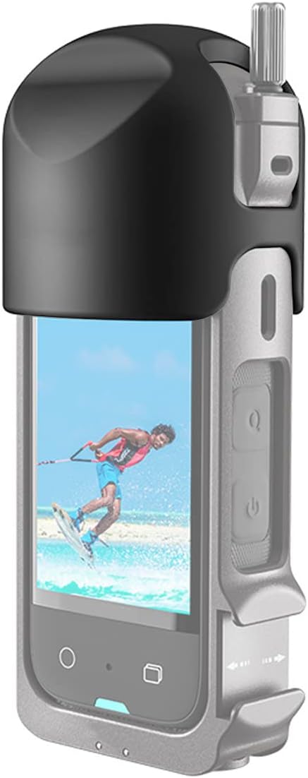 JINSERTA Lens Cap for Insta360 X3 Cage, Silicone Protector for Insta360 X3 Camera, Water-Proof and Scratch Resistant Silicone Accessory