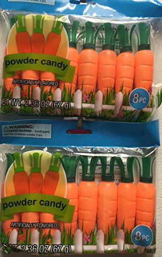 Dulces en polvo en botellas de zanahoria (3 pack) miniatura 2
