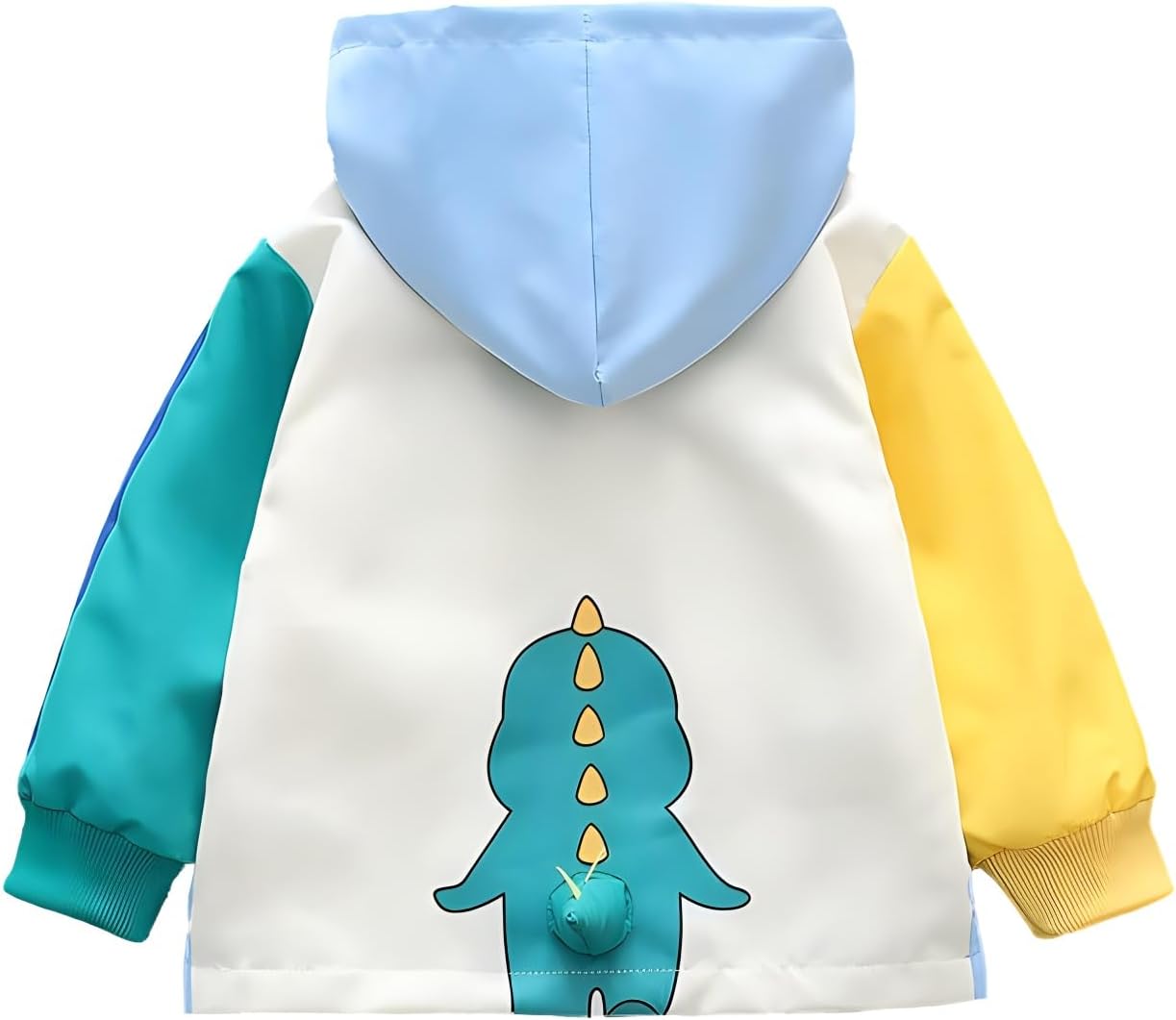 Vinmin Toddler Hooded Jacket Cartoon Dinosaur Zip Coat Little Girls Boys Jacket Thin Fashion for Spring Autumn - Image 3