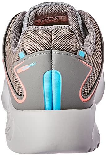 Tênis, Springy, Fila, Feminino, Prata/Salmão/Azul, 34