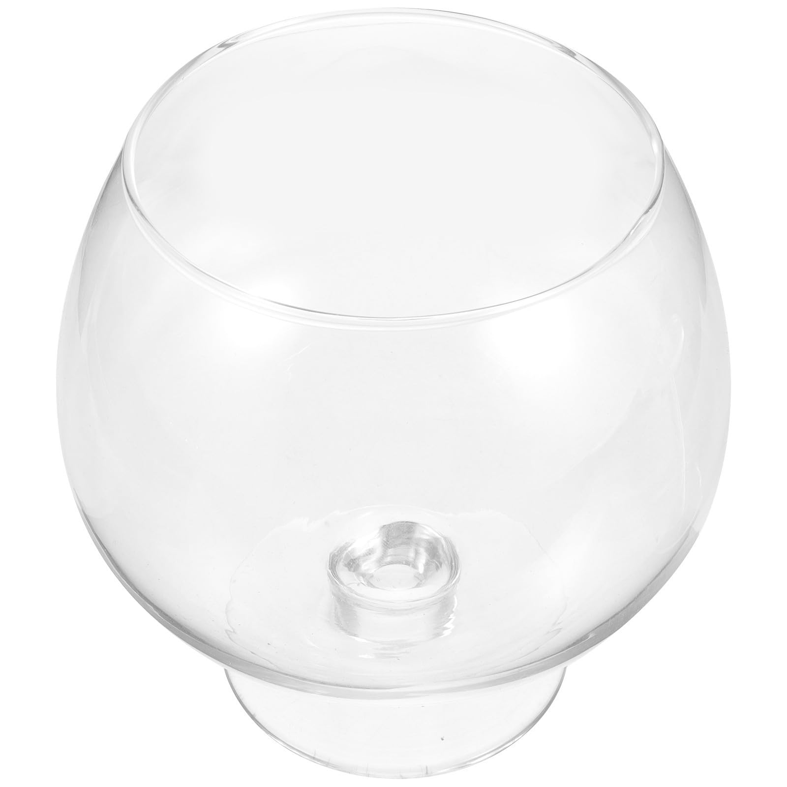 Eisbecher aus Glas 1500ml, Große Dekorative Schale für Desserts | Küchengeschirr, Dessertbecher, Refrigerator Safe, Oktoberfest Deko, Glatte Linien