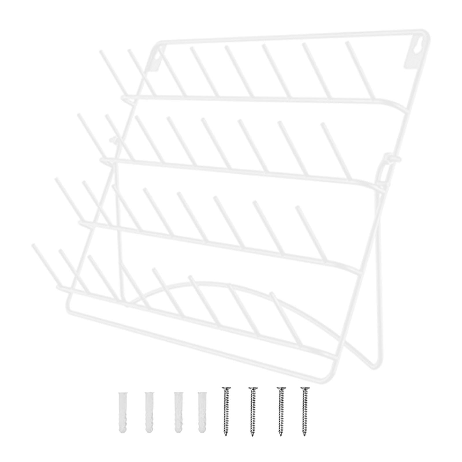 Soporte para 32 Carretes de Hilo de Coser, Organizador de Hilo de Coser de Metal para Montaje en Pared, Organizador de para El Cabello,