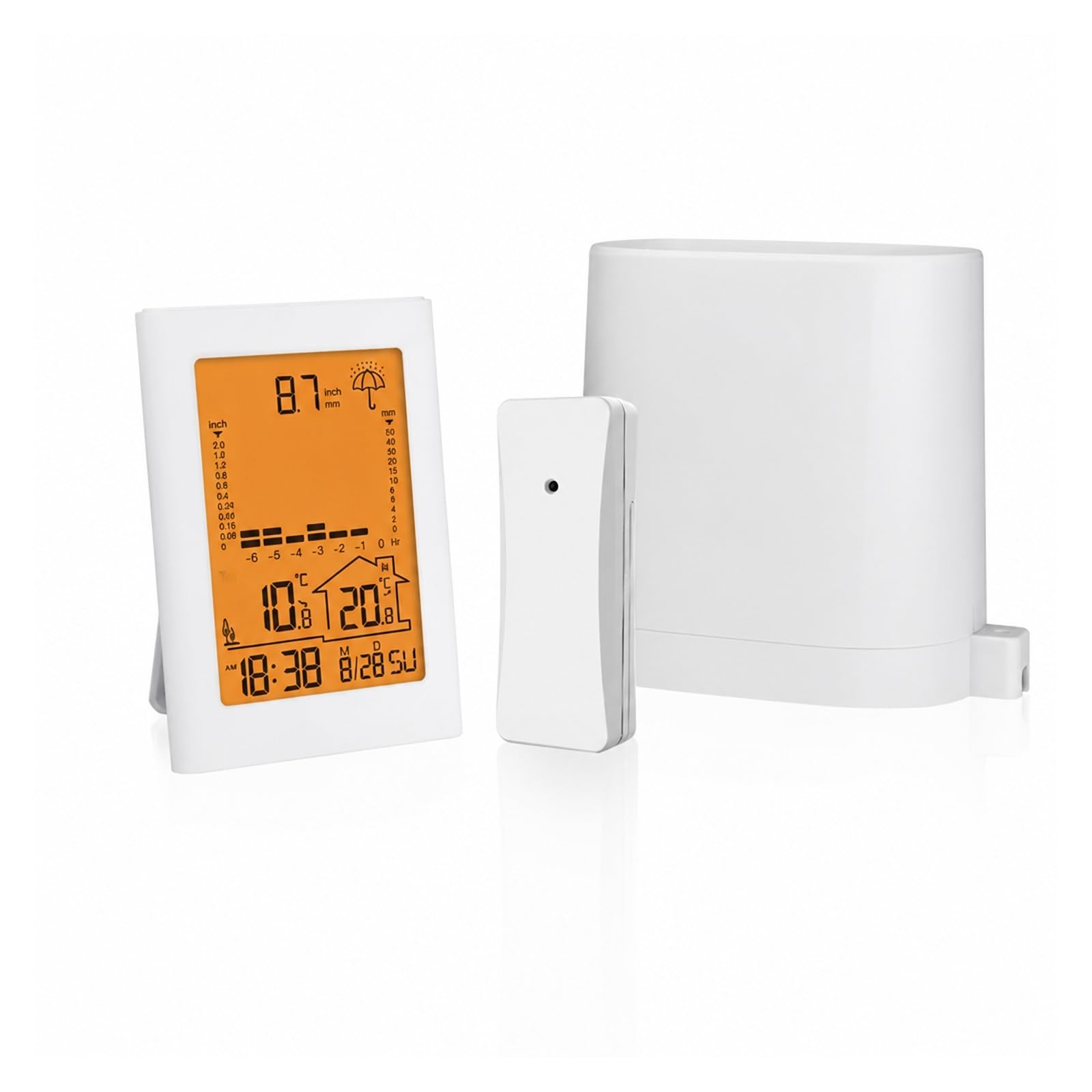 Pluviometro Wireless E Stazione Meteorologica Digitale