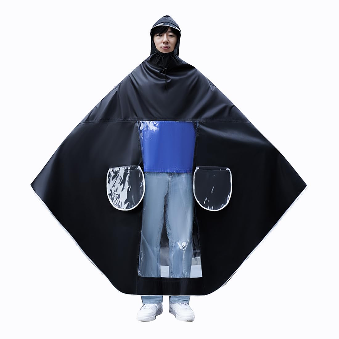 Ciclismo Impermeable Lluvia Poncho Bicicleta Bicicleta Ebike Lluvia Capas Oversize Con Capucha Al Aire Libre Impermeable Compacto Reutilizable para Adultos