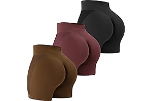 3 Piece Workout Shorts - The Ultimate Fusion of Style and Comfort for Women's Fitness