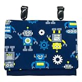 [ジュエリーショップエム] 移動ポケット クリップ ポケット ポーチ 高学年 小学生 男子 女子 子ども シンプル ポケットポーチ 日本製 モチーフ ネイビー ロボット koi pok