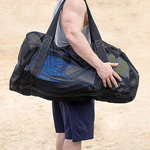 Mesh Surfing Swim Duffel Bag - Nylon Dive Duffel Perfect for Travel Scuba Diving, Snorkeling Gear - Lightweight (75x40x40cm) - Image 4