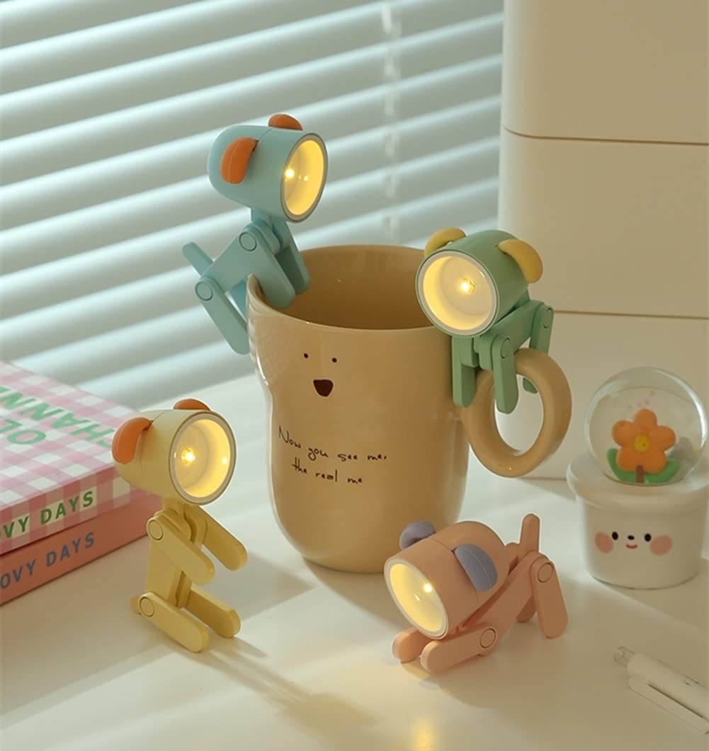 Linda luz nocturna para niños, adorable mini lámpara LED de escritorio, lámpara decorativa, mesita de noche, luces nocturnas de animales, decoración de Navidad, regalos de cumpleaños para