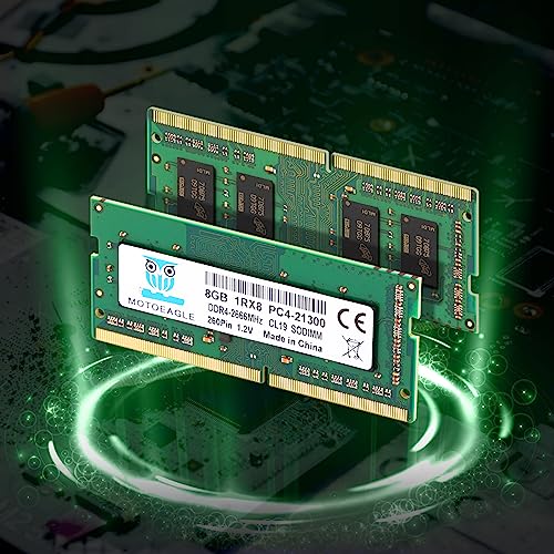 Image of 8GB 1RX8 DDR4 2666MHz PC4-21300 (PC4-2666V) CL19 SODIMM 1.2V 260-Pin Non-ECC SO-DIMM Laptop Notebook RAM Memory Module