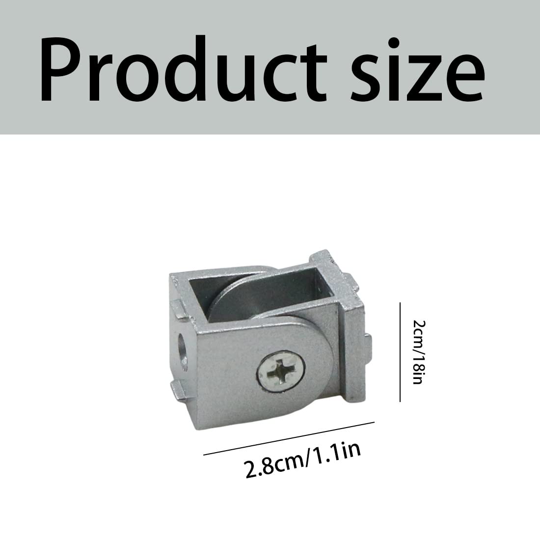 2 Connettori Angolari Regolabili 4040 Con Leva Di Bloccaggio - Per Profili In Alluminio Standard EU, Rotazione 180° Connettore Alluminio Standard UE 2 Connettori Angolari Regolabili 4040 Con Leva Di Bloccaggio - Per Profili In Alluminio Standard EU, Rotazione 180° Connettore Alluminio Standard UE
