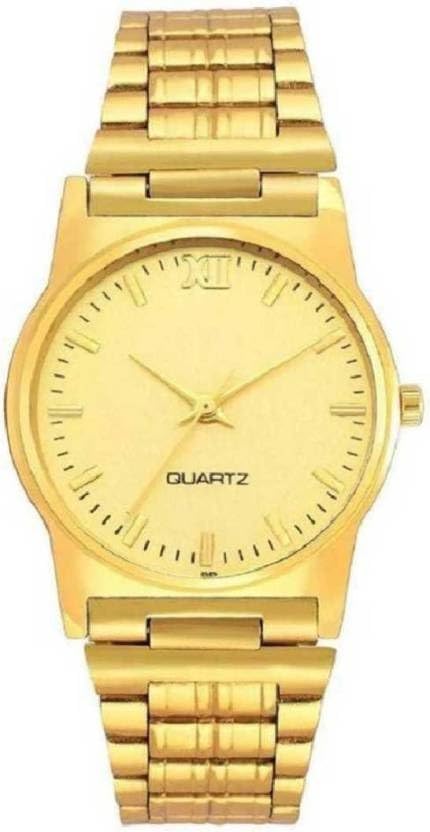 QALIBA Analog Watch - for Men New Golden Round Dial Vintage Watch for Men Watch - for Men Watch -for Boys & Men (B0CHPGLLRH) Amazon Price History, Amazon Price Tracker
