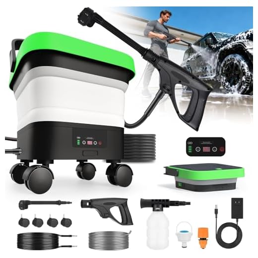 Portable Pressure Washer with Versatile Options