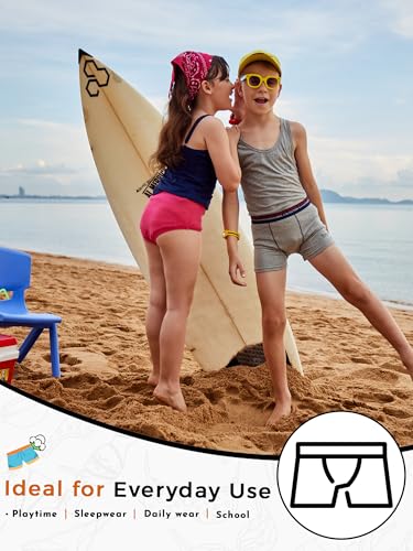 Image of BODYCARE Boy's Super Combed Cotton Elastane Stretch Printed Trunk with Front Open Fly and Ultrasoft Waistband (Pack of 4 Colors & Prints May Vary)