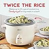 Dash Family Sized Rice Cooker - Large-Capacity Rice Cooker - Features Ceramic, Nonstick Surface & Keep Warm Function - Great for Convenient Meal Prep & Family Meals - 20-Cup Capacity