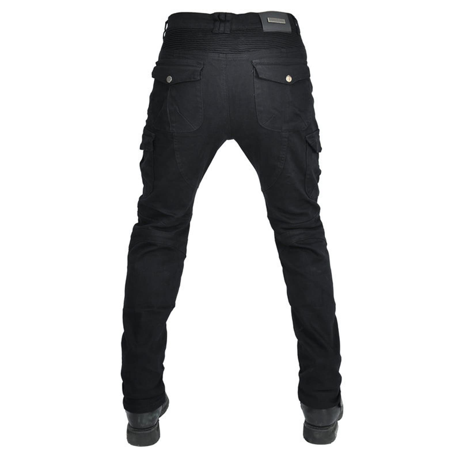 Jeans da Moto da Uomo Pantaloni da Moto Omologati CE Pantaloni in Denim Foderati in Kevlar Jeans da Moto Impermeabili