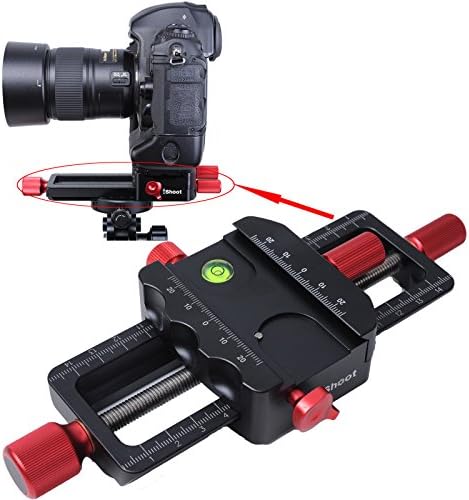 Universal All Metal 150mm Macro Focusing Rail Slider Close-up Shooting Head Camera Support Bracket Holder With Arca-Swiss Fit Clamp and Quick Release Plate in Bottom for Tripod Ballhead