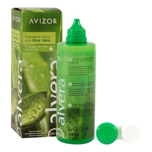 Avizor Alvera - Solución multiusos para lentes de contacto (350