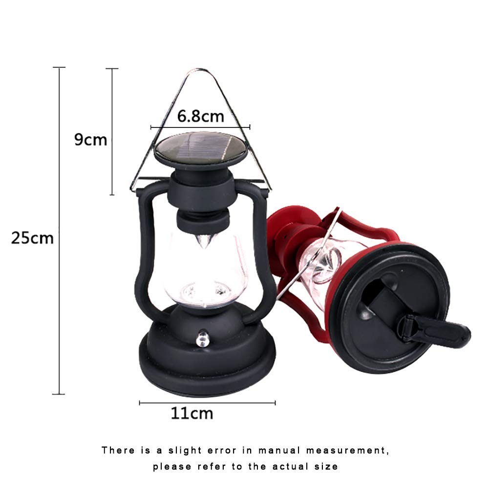 Lanterne Ouragan LED Scoutisme – Bleu Foncé, Avec Variateur Et Poignée, 7.5 X 6 Pouces
