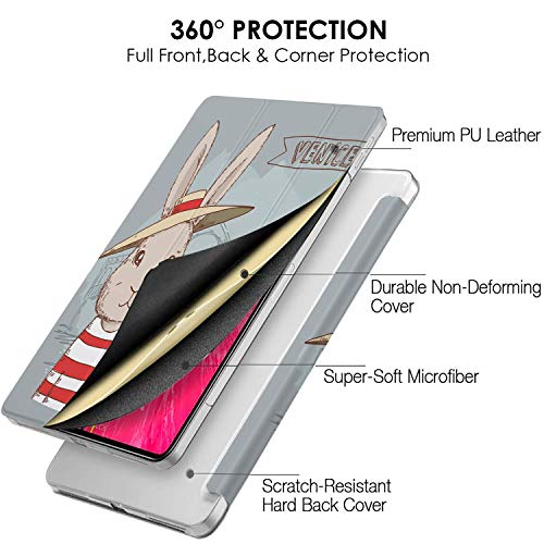 Image of DuraSafe Cases For iPad Pro 12.9 3rd Generation 2018 PC Case A1876 MTEL2HN /A MTEM2HN /A A2014 MTFN2HN /A MTFL2HN /A MTFP2HN /A MTFQ2HN /A A1983 MTHN2HN /A MTHU2HN /A MTJA2HN /A MTJ02HN /A MTJN2HN /A - Bunny Hat