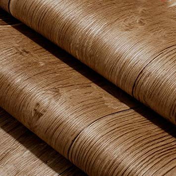 GlobalNiche Vintage Imitation Wood Flooring Pattern Wallpaper for PVC Vinyl Waterproof Bedroom Living Room Wall Covering Wallpaper Roll Size Color ZB586 C Dimensions 5.3