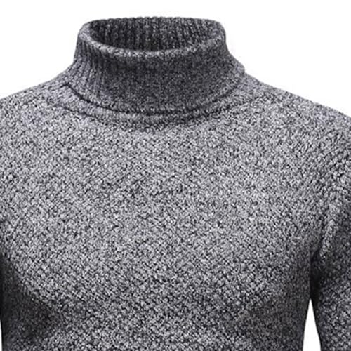 Muscularfit Sweaters for Men Turtleneck Slim Fit Business Long Sleeve Sweater Causal Fashion Knitted Pullover Thermal Sweater3